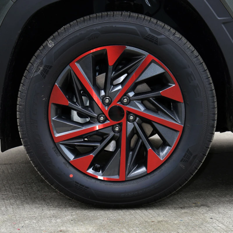 

For Hyundai Tucson NX4 2021 2022 2023 modified car wheel hub decoration stickers car exterior decoration products wear-resistant
