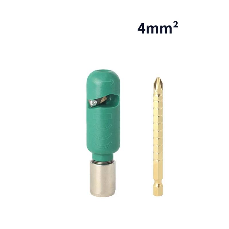 Electric Wire Stripper For Quickly Stripping Wire Use With Hand Electric Drill Portable Electrician Tool Durable Easy Install