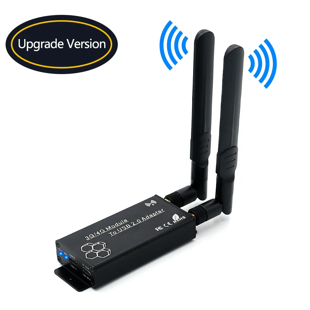 Adapter NGFF(M.2) na USB 2.0 (typ C) z gniazdo karty SIM i pomocniczy interfejs zasilania dla modułu WWAN/LTE