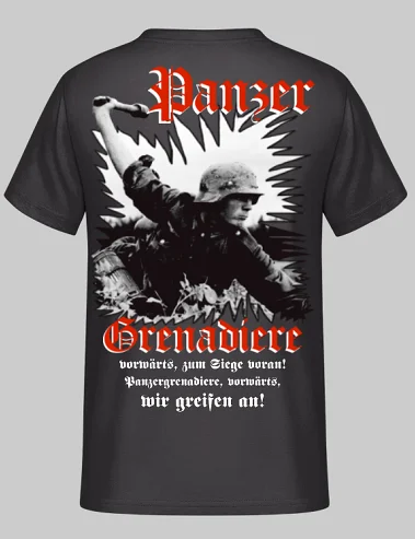 Wehrmacht Panzergrenadiere T-Shirt. Summer Cotton Short Sleeve O-Neck Mens T Shirt New S-3XL