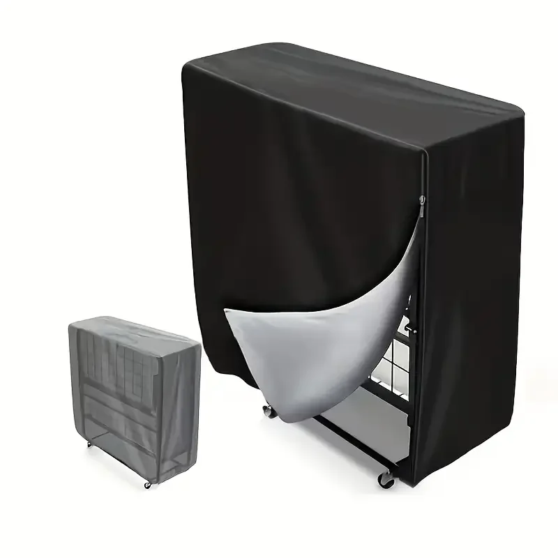غطاء حماية للكراسي القابلة للطي: قماش أكسفورد متين 210D، غطاء كرسي الفناء والحديقة لجميع المواسم مع إغلاق برباط #1