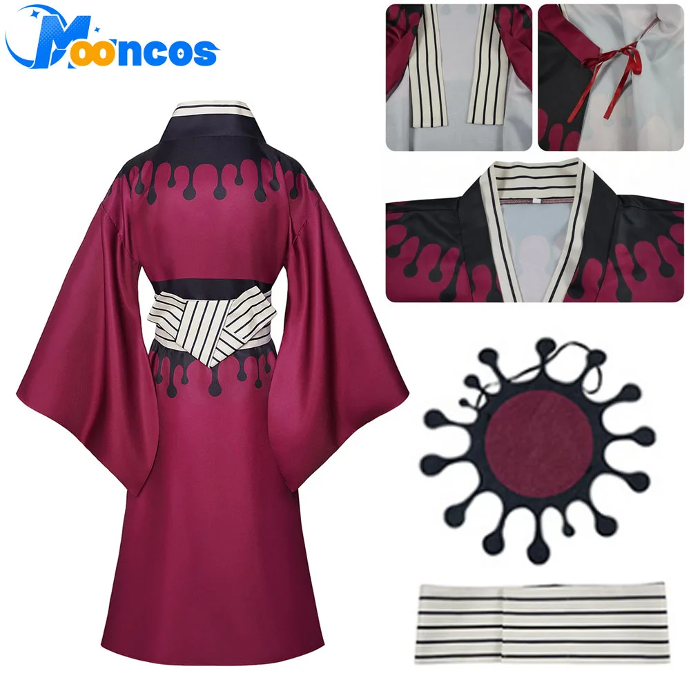 

Douma Cosplay Costume Men Fantasy Kimono Belt Anime Clothing Outfit for Male Adult Disguise Cloth Halloween Carnival Party Suit