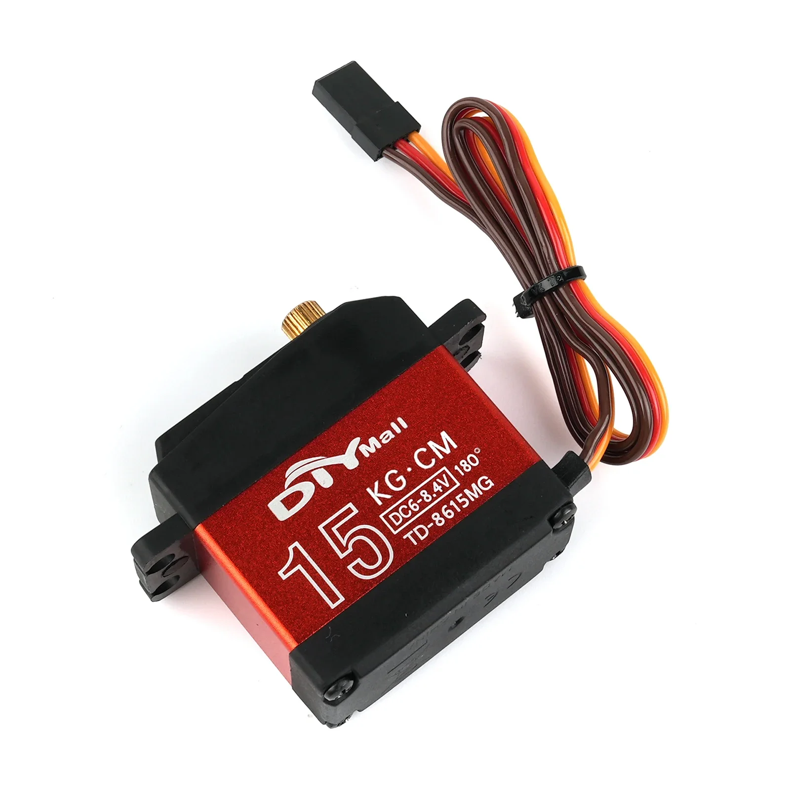 15kg.cm Standard Digital Servo 6-8.4V Metal Gear High Speed&Torque 180/270/360° Servos Motor for 1/8 1/10 1/12 Scale RC Baja Car