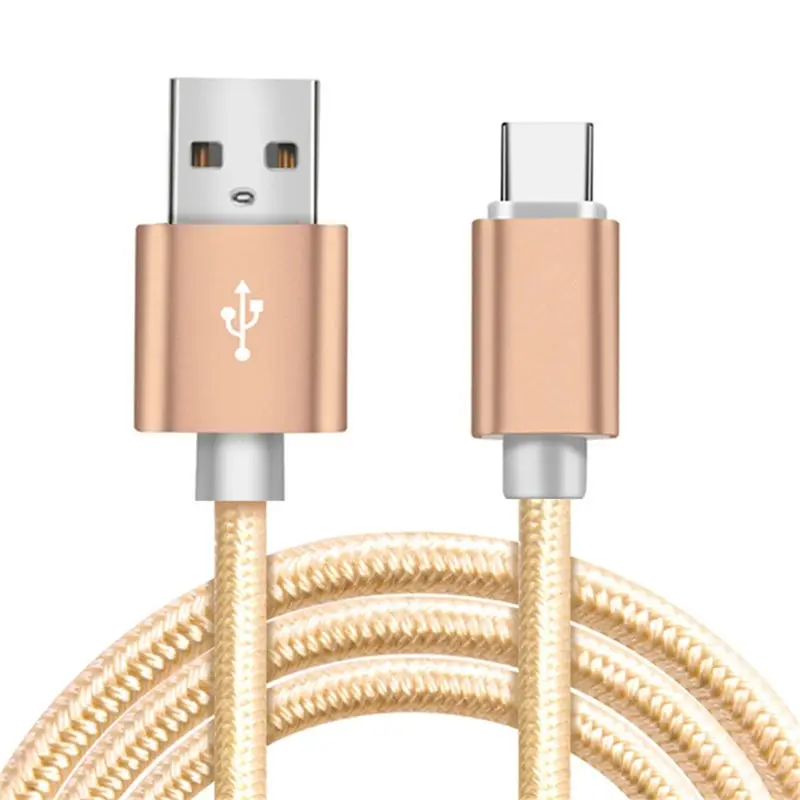 0.25m/1m/1.5/m/2m Nylon Weav braid Fast Charging 3A Typec Data Cable USB-A Micro  For Samsung Xiaomi Huawei Oppo Mobile Phone