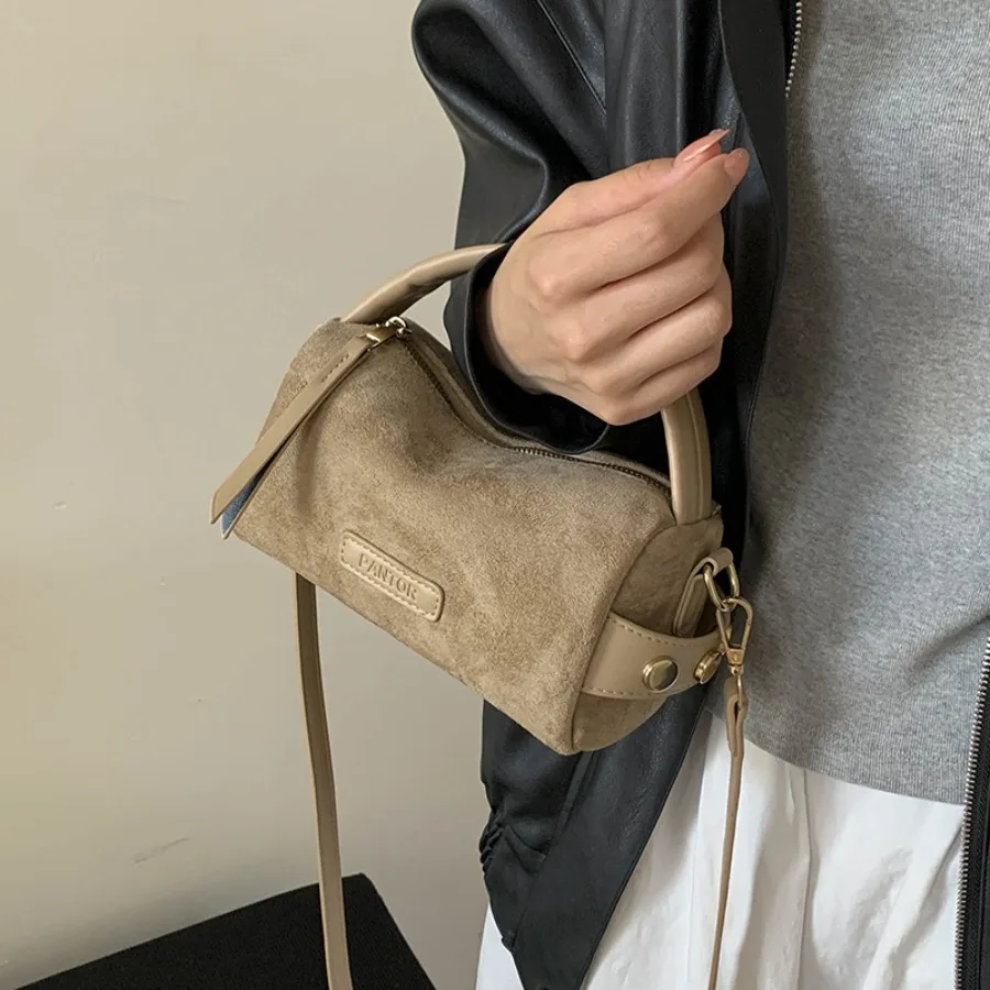 الرجعية المتخصصة الجلد المدبوغ حقيبة الخريف/الشتاء وصول جديد تنوعا حقيبة كروسبودي موضة ركاب المرأة يده أكياس وسادة #1