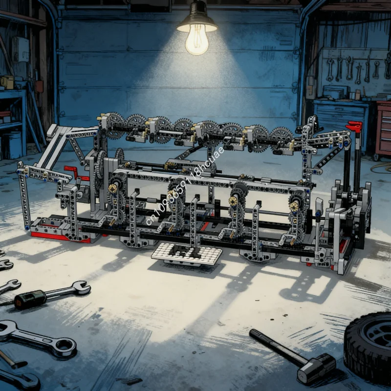 961 قطعة MOC GBC PL النموذج الفني اللبنات العمارة تجميع DIY بها بنفسك الإبداعية هدية الكريسماس التعليم لعبة الطوب فكرة