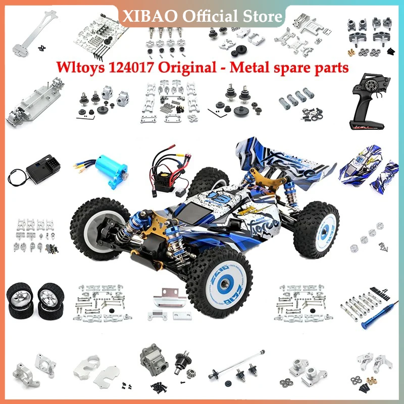 

Wltoys 124017 124019 124007 Metal Front Rear Tie Rod Linkage Servo Link Rod Set RC Car Upgrade Parts Brushless Motor