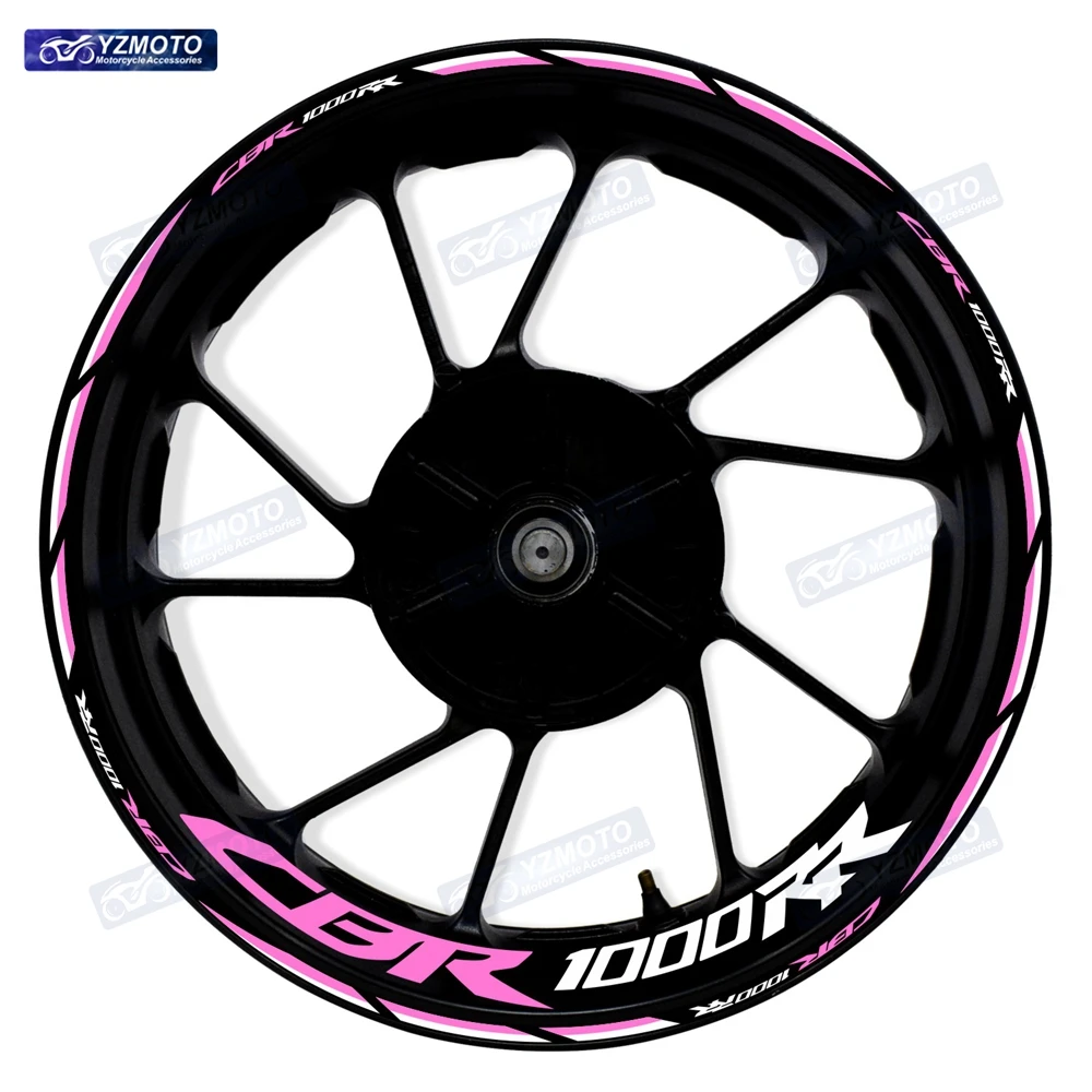 

Для Honda CBR1000RR CBR 1000 RR мотоцикла 17-дюймовая передняя и задняя ступица колеса, водонепроницаемая наклейка, светоотражающий обод, наклейки