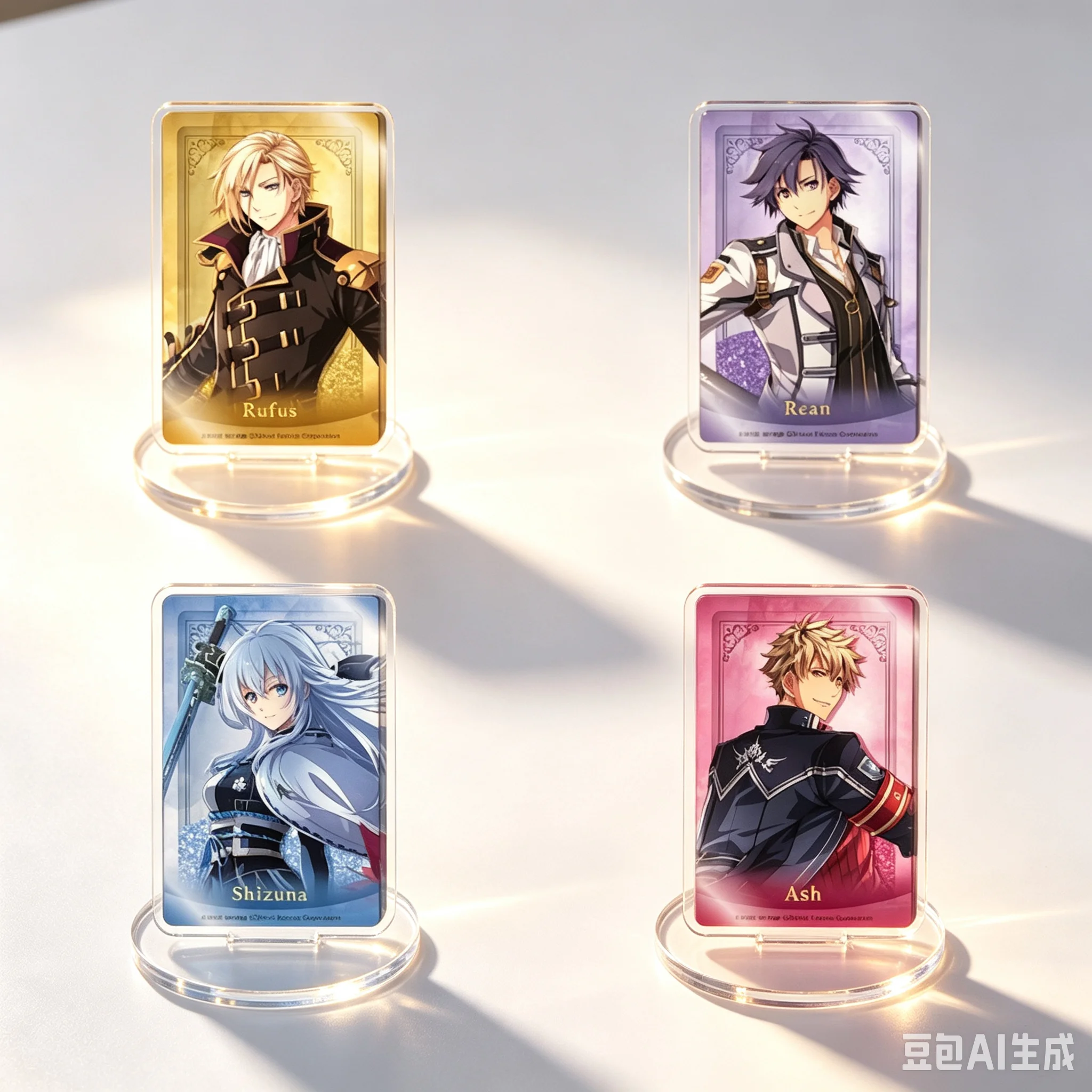 Hot 15CM Anime The Legend Of Heroes Figure Peripheral Collection FUNNY Acrylic Stand Model High Pixel Decorations Gifts Keychain