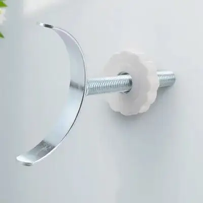 ชุดอุปกรณ์ยึดรูปตัวยูสีเงิน 1 ชุด ทนทาน ใช้สำหรับยึดประตูนิรภัย ราวบันได ประตูรั้วเด็กและสัตว์เลี้ยง