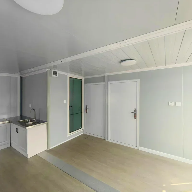 Prefabricated Container House Customizable Folding Prefab Tiny House Modular Steel Solar Panel Container House for New Zealand
