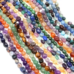 8-12mm Irregular Natural Crystals Stones Amethyst Agate Citrine Amazonite Quartz Beads For Jewelry Making DIY Bracelet Ear Studs