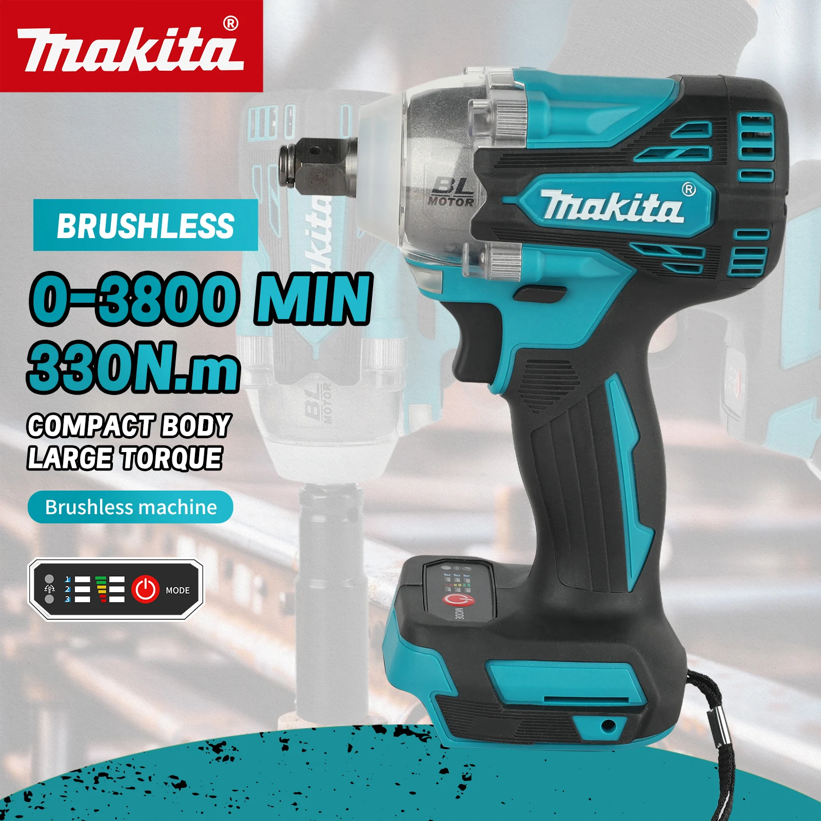 Makita Drill Dtw300 - Аккумуляторный ударный гайковерт Makita DTW300 со