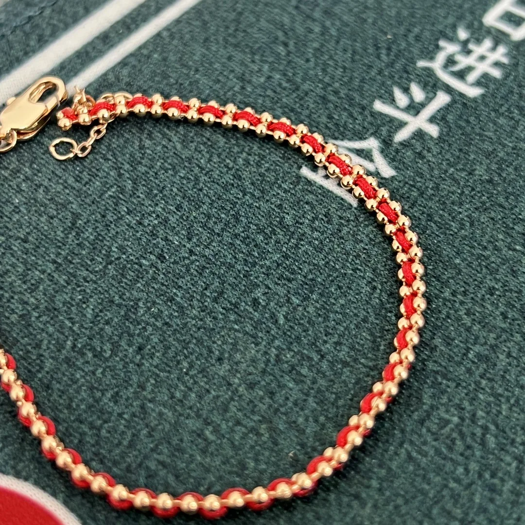 

Дизайнерский новый плетеный браслет из красной веревки с синей веревкой для женщин, счастливый регулируемый унисекс, пара, ювелирные изделия дружбы, подарок, высокое качество