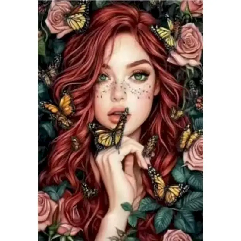 GATYZTORY – images à numéros à faire soi-même, Portrait fantastique, cadeau peint à la main, Kit de peinture pour décoration de la maison, dessin sur toile, Art mural