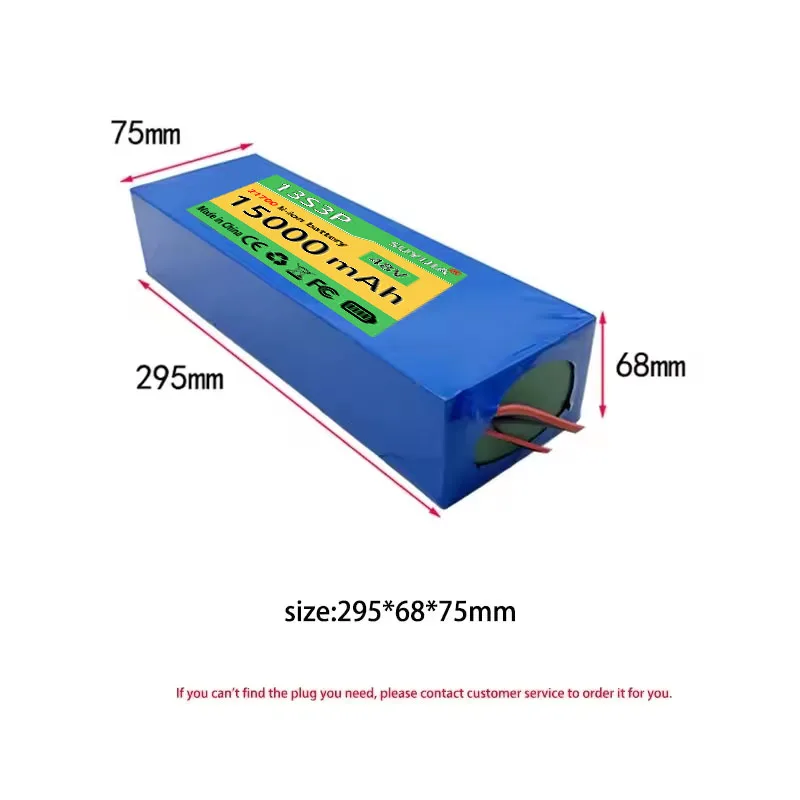 48V 13S3P 15Ah 21700 electric scooter folding takeaway car electric motorcycle lithium ion battery, Large capacity, high power