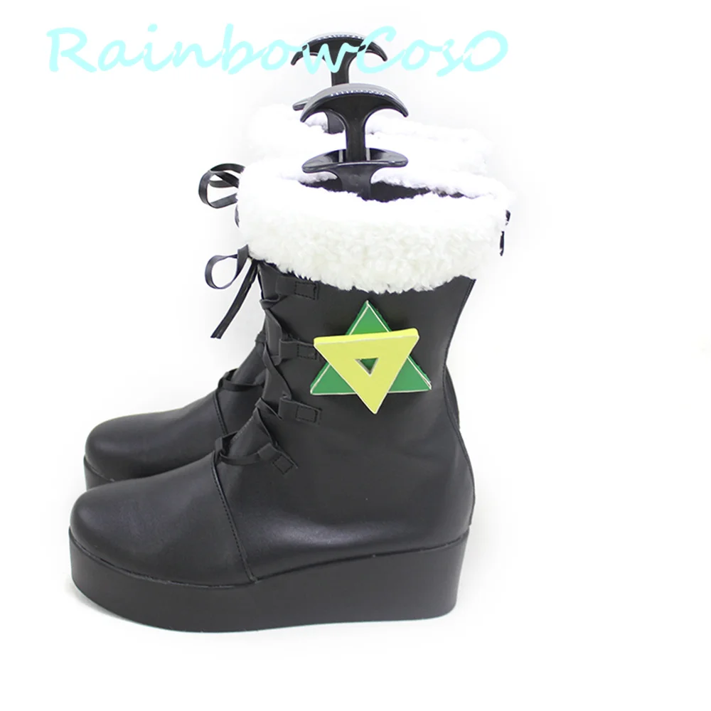 Virtual YouTuber Vtuber hololive NIJISANJI Murasaki Shion Cosplay Shoes Boots Game Anime Halloween Christmas RainbowCos0 W2453