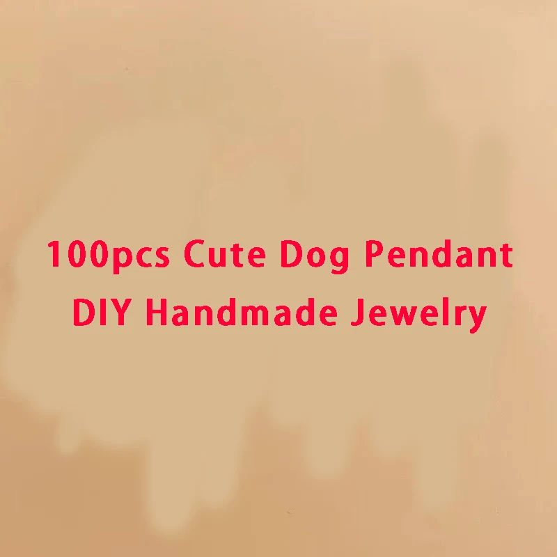 

100pcs Cute Dog Pendant DIY Handmade Jewelry
