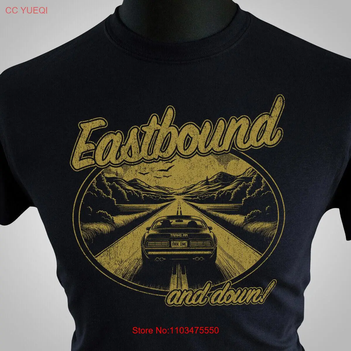 Eastbound And Down T Shirt Retro Movie Smokey Bandit Trans Am Burt Reynolds bk