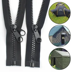 1PC 60-400cm 10# Resin Zippers Open-end Single Double Sided Zipper for Sleeping Bags Tent Long Zip Sewing Accessories