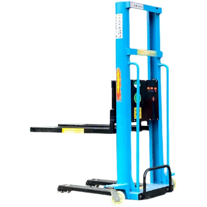Portable Automatic Stacker 1Ton Capacity Truck Loading Unloading Forklift Tool