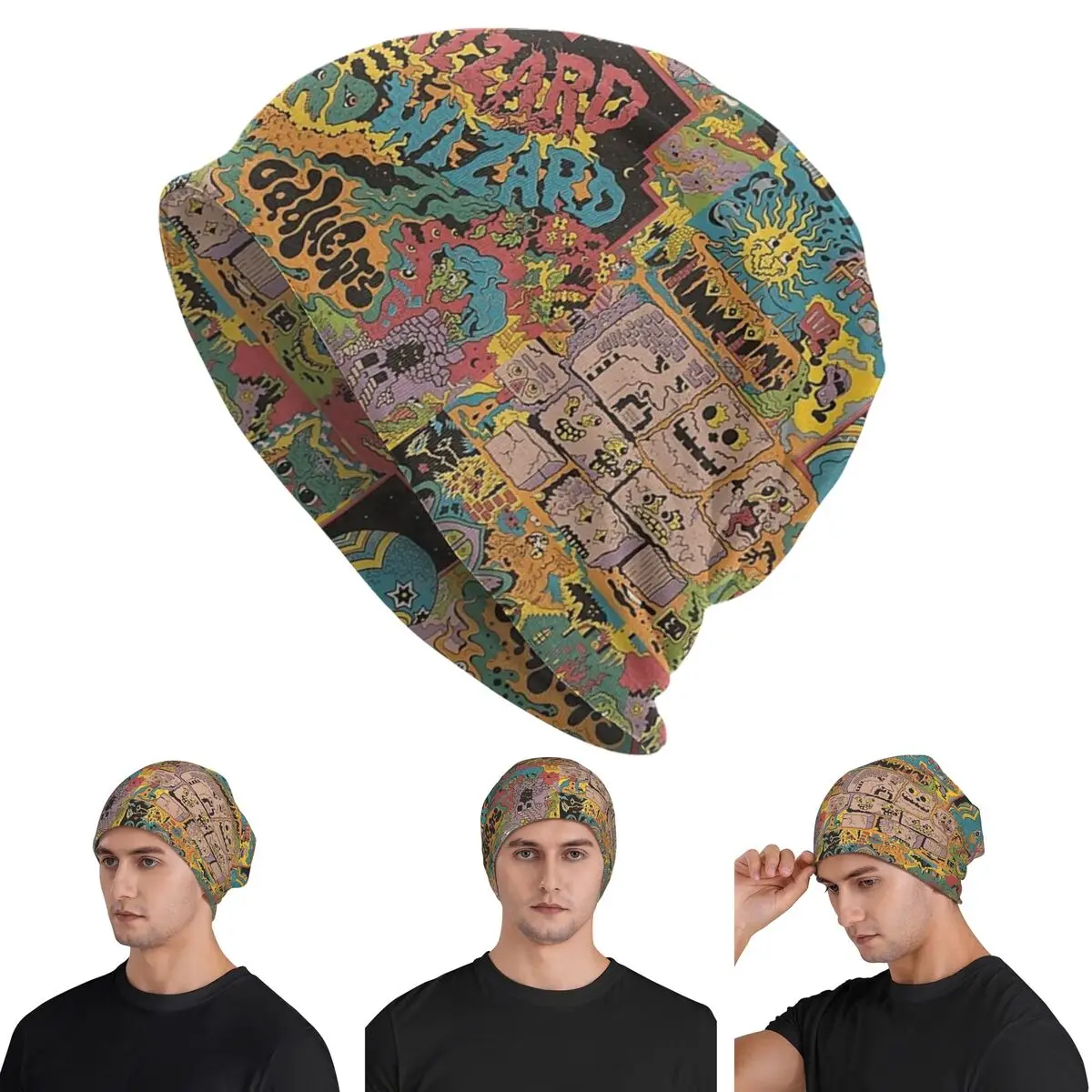 

King Gizzard And The Lizard Wizard - Oddments Skullies Beanies Hats Warm Autumn Winter Cap Knitted Bonnet Caps for Unisex Adult