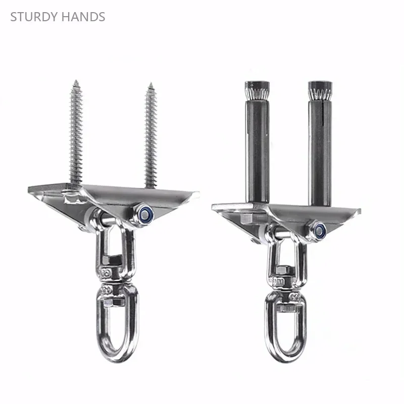 Gancio di sollevamento in acciaio inossidabile 304 gancio per fibbia di fissaggio gancio per altalena per sacco di sabbia per Yoga anello di sollevamento con Base addensata Hardware per la casa