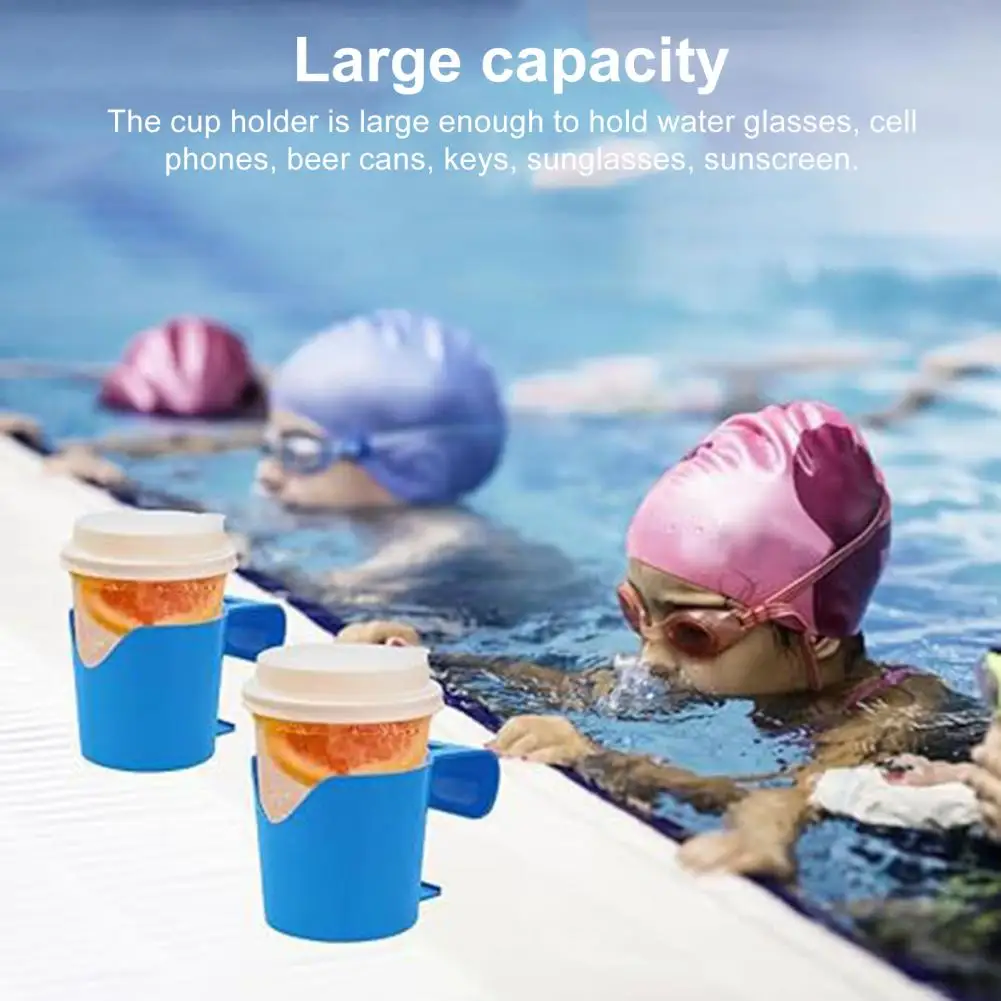 

1/2/3/4/5 шт. держатель для чашки у бассейна, пластиковые легкие гибкие ручки, пластиковый держатель для напитков в бассейне для надземных бассейнов