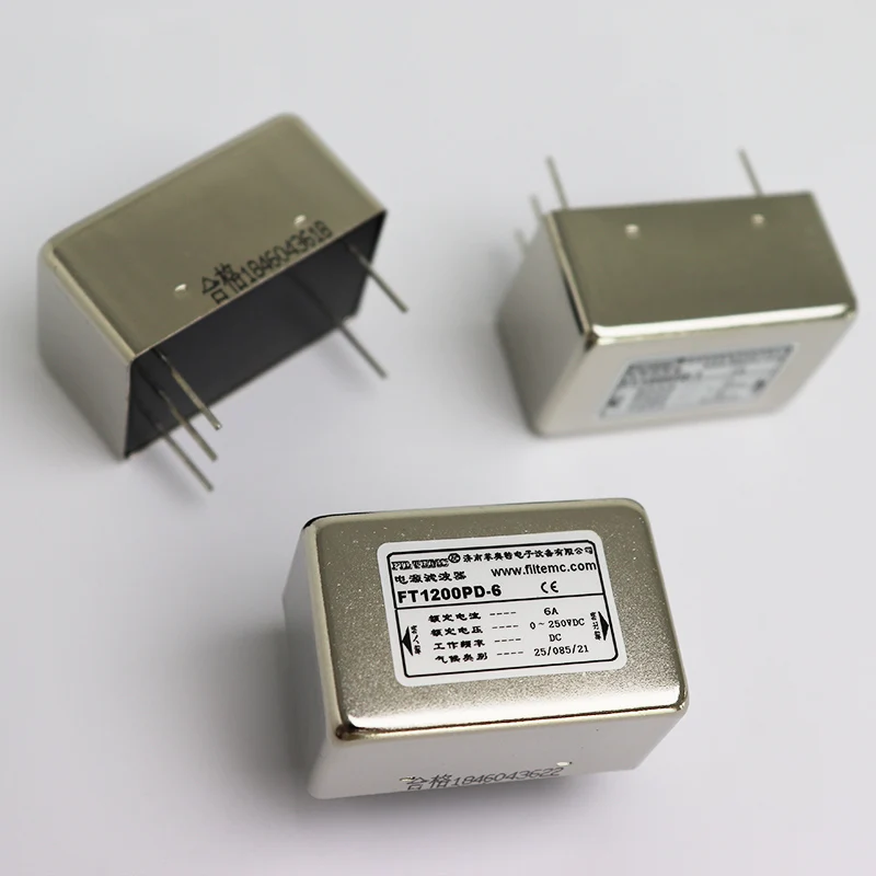 EMI Anti-interferencia DC PCB Filtro de potencia placa de circuito tipo Pin FT110PD/FT120PD1A3A6A