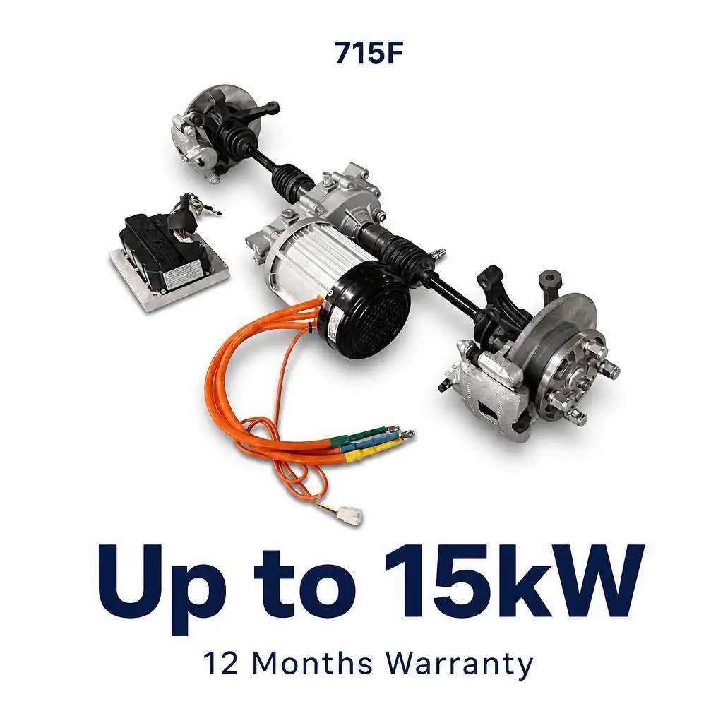 Electric Rear Axle Kit with Independent Suspension Planetary Gearbox ISO 9001 for 2 3KW Delivery Vehicle 715F
