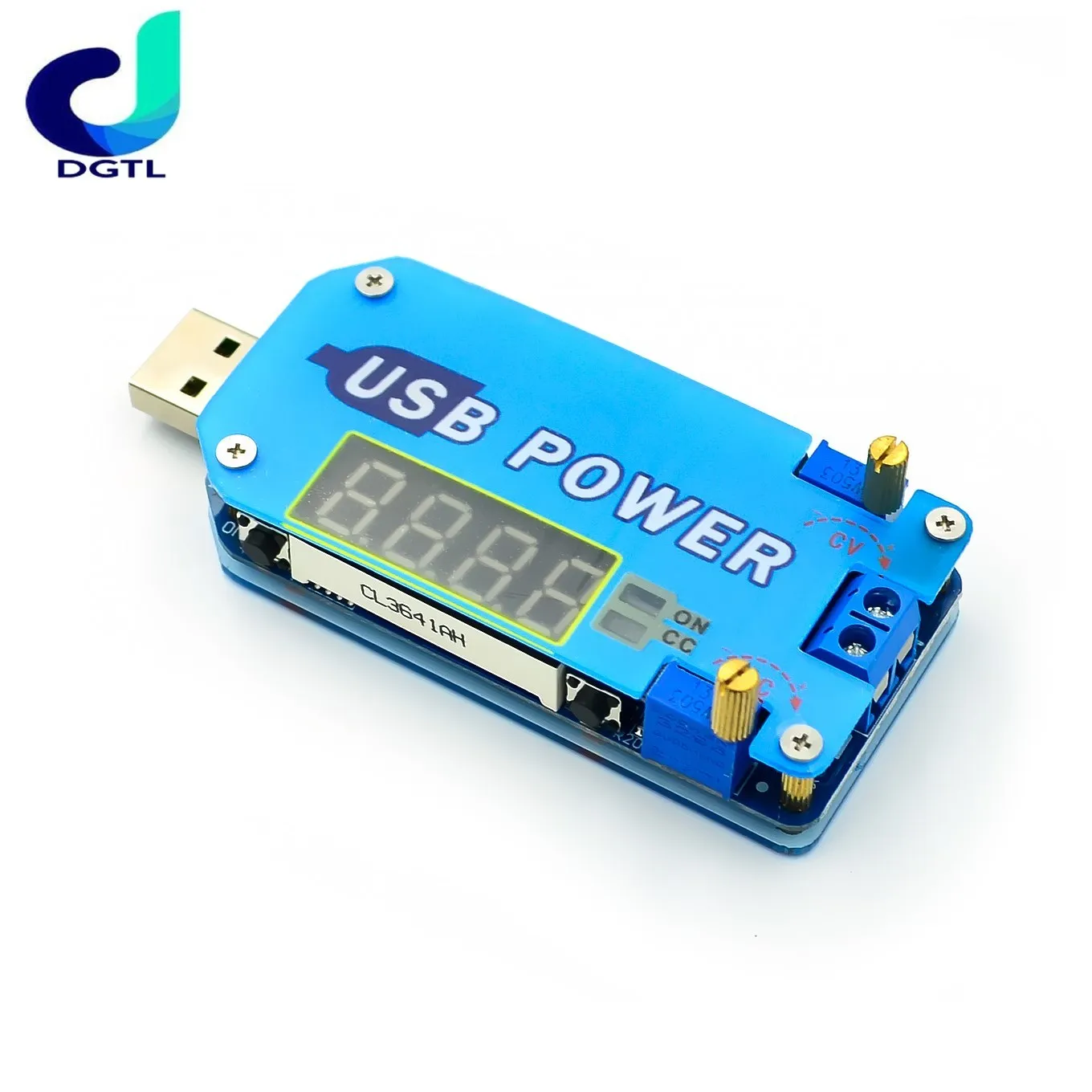 DP2 DP3A Digital display USB adjustable power module DC 1-30V 15W QC 2.0 3.0 FCP Quick charge laboratory power supply regulador