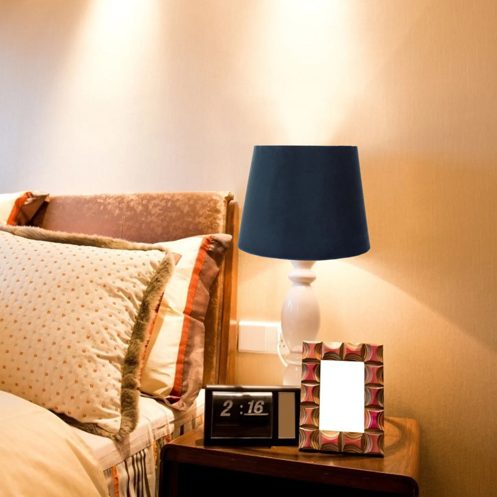 

Cloth Lamp Shade Replacement Bedside Desk Lamp Cover For Bedroom Living Room Hotel Light Fixture Decor