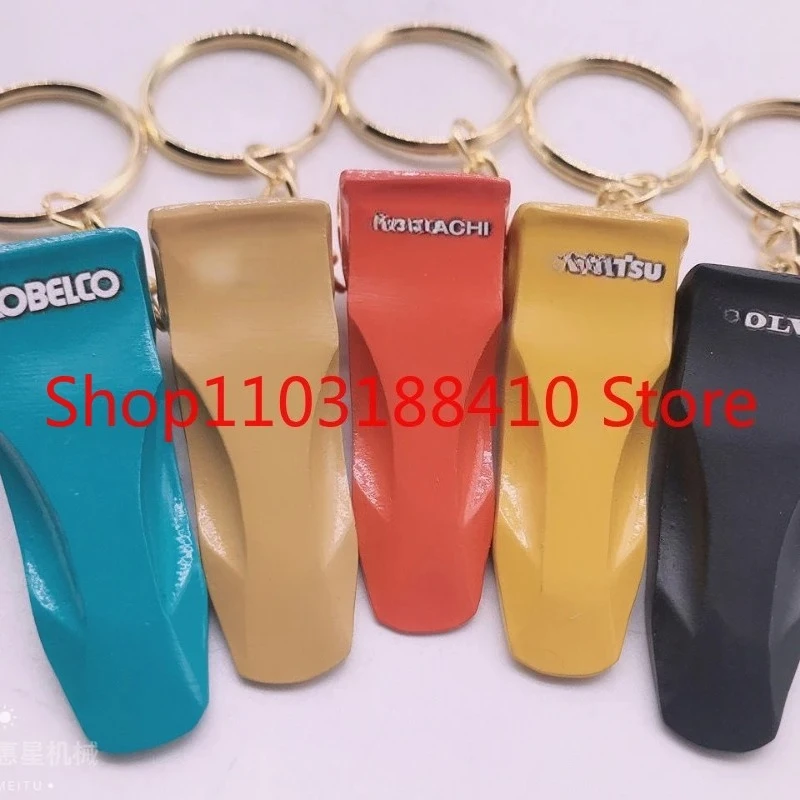 Key Chain Fopper Excavator Parts Matsu Tooth Key Fopper Eat Pendant PC KOBELCO SK EX Kubota Sany Sy Kato HD