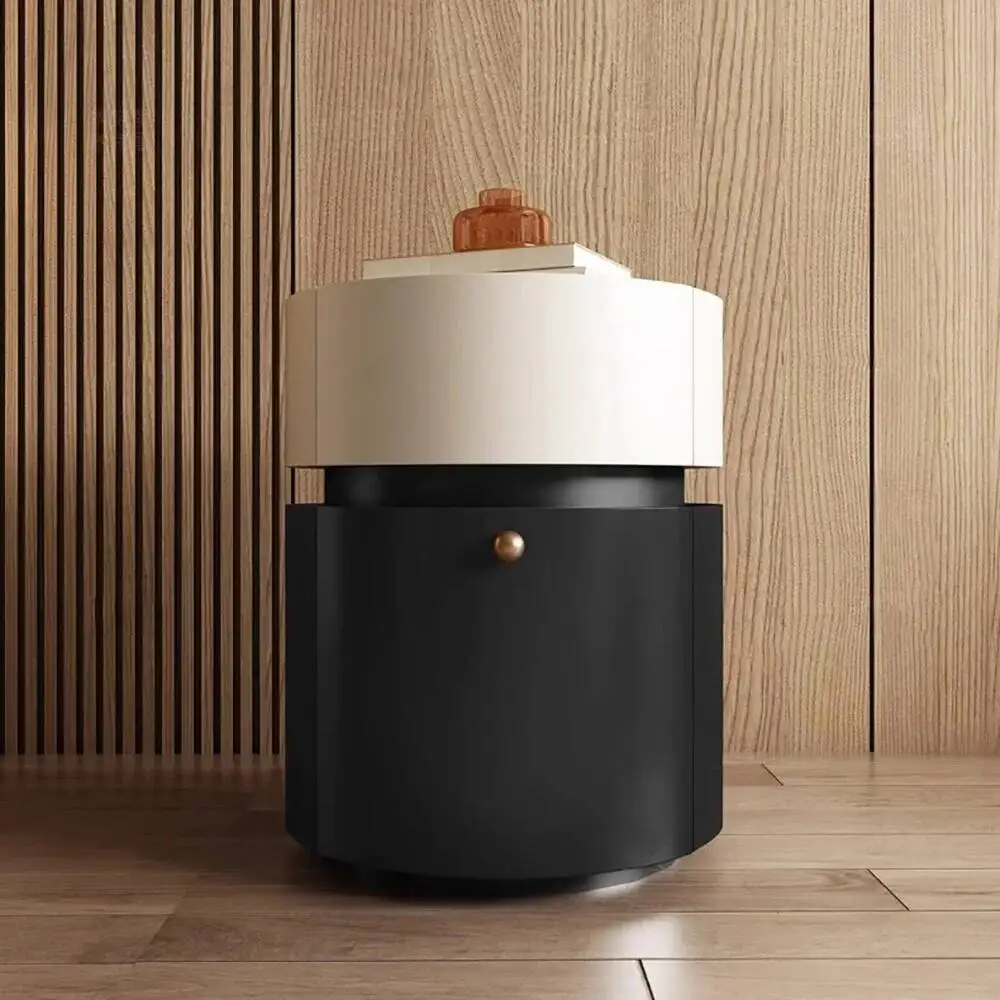 مريح فاخر درج تخزين السرير منضدة حديثة ديكور الشمال العصرية توفير المساحة ميسا دي Cabeceira أثاث المنزل #3