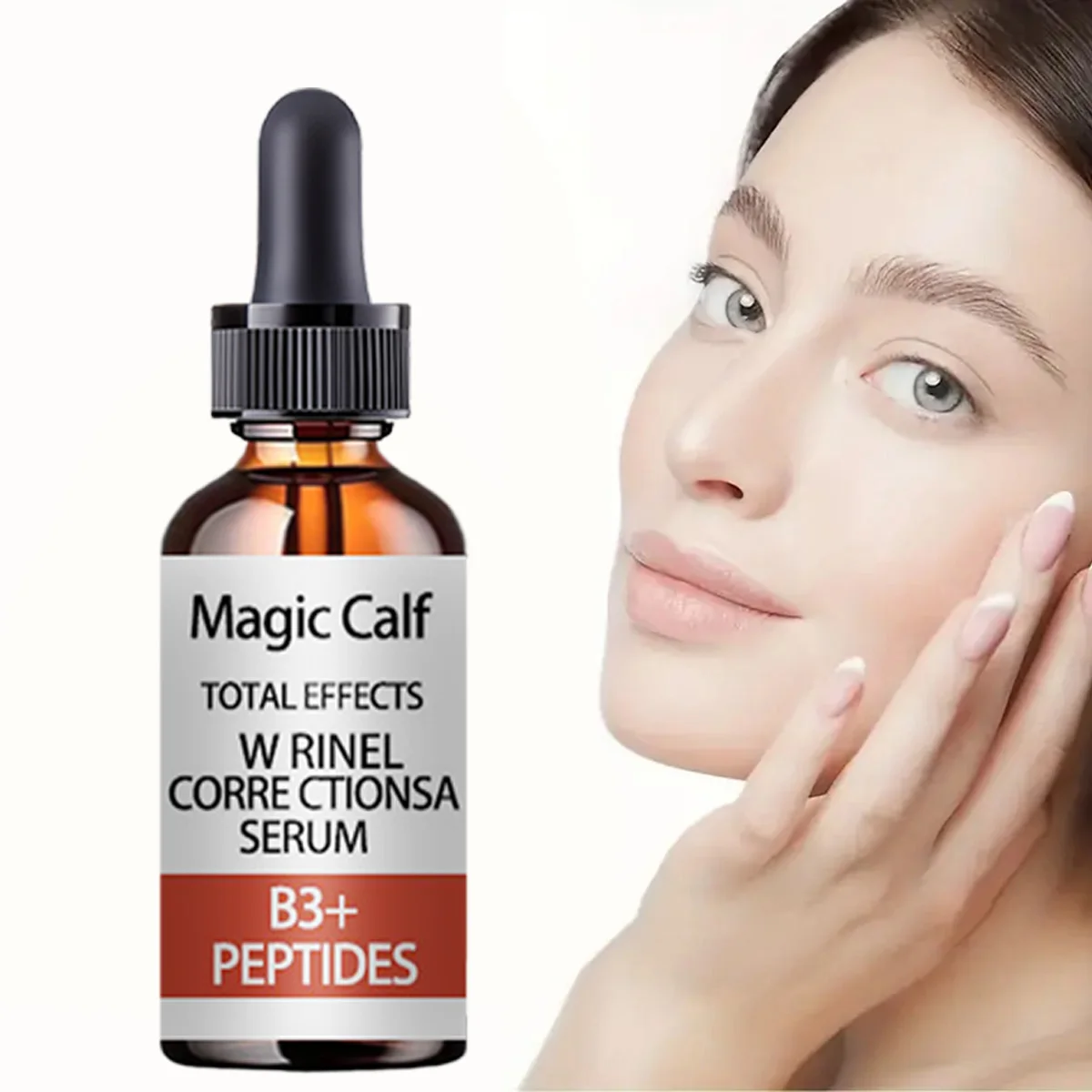 B3+polypeptide correction essence reduces fine lines, tightens skin and improves damaged skin