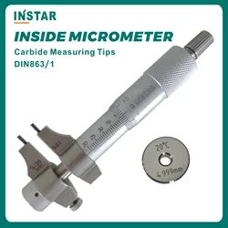 INSTAR Inside Micrometer 5-30mm 25-50mm Industrial Quality Internal Micrometer 50-75mm 75-10mm 0.01mm 100-125mm 125-150mm DIN863