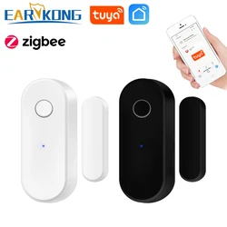 Tuya Zigbee 문짝 센서 문짝 개폐 감지기, 홈 지능형 연동, 스마트 라이프 제어, Zigbee 허브 필요