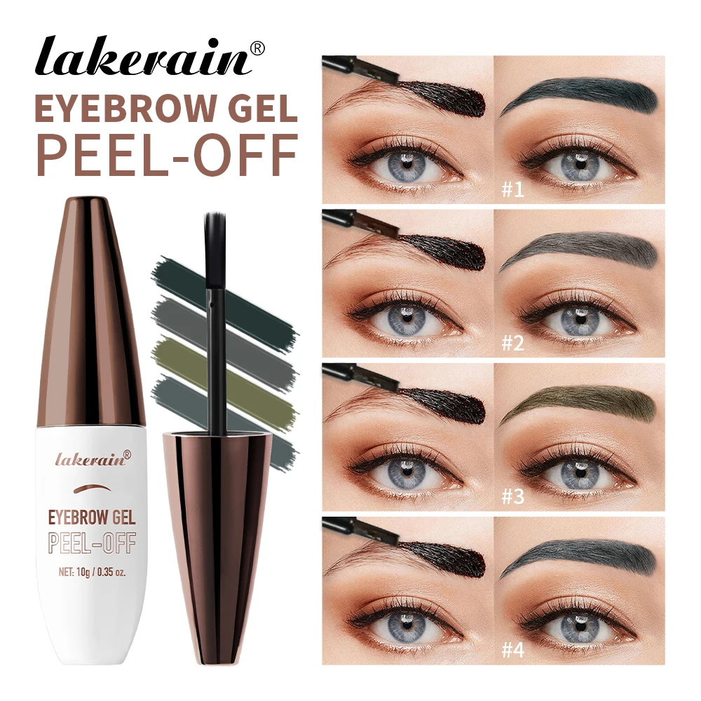 Peel-off Eyebrow Gel Waterproof And Sweat-proof Tattoo Long-Lasting Smudge-Proof Effect Natural Eyebrow Dye Eye Makeup Cosmetics