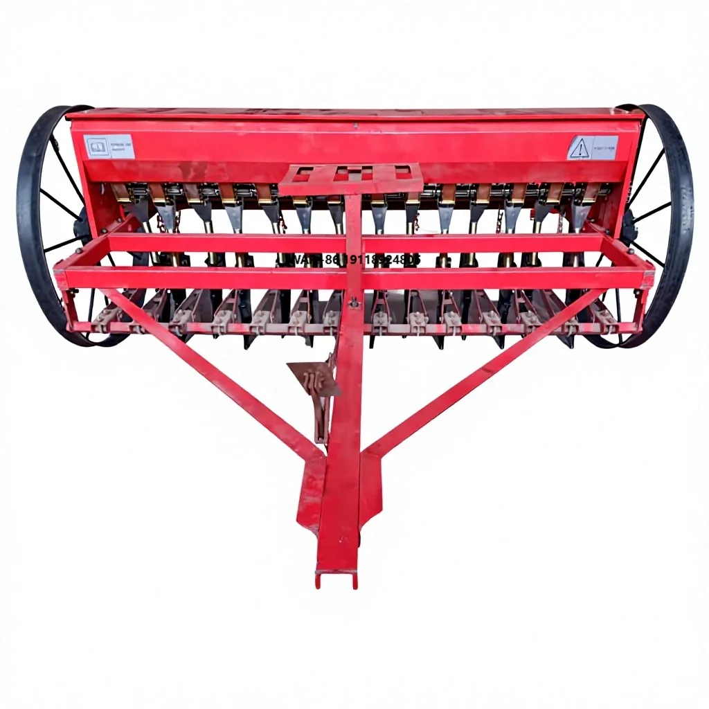 High Productivity 1-Row Tractor Planter Planting Machine Pull-Type Agricultural Wheat Cereal Planter Seeder