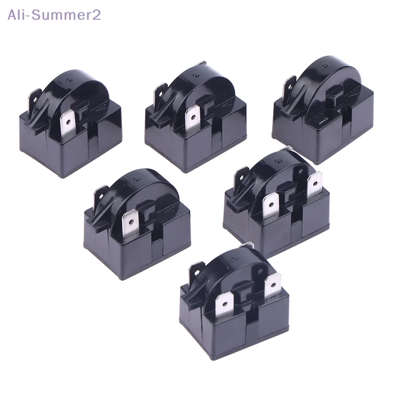{MX} 1Pcs Refrigerator PTC Starter Relay 1/2/3/4Pin Compressor Overload Protector Mini Fridge Cooler Accessories