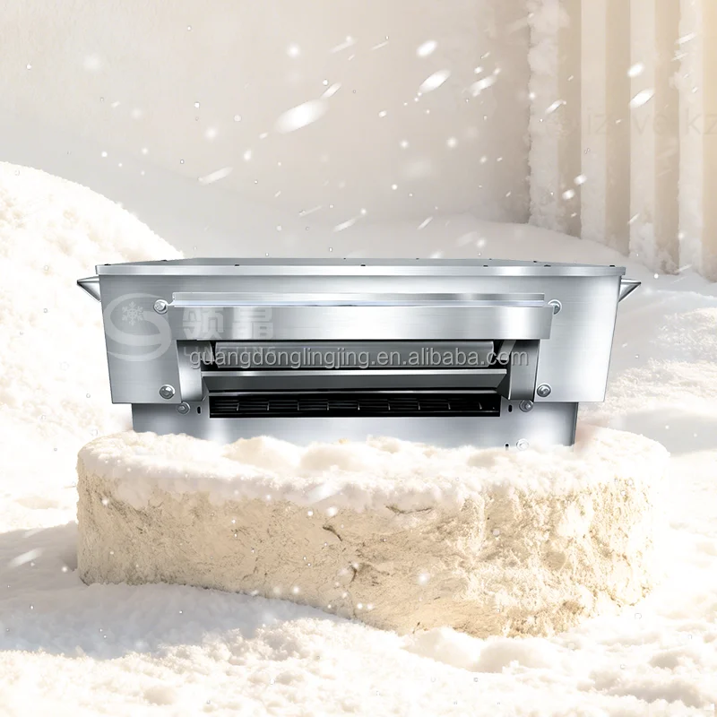 500kg/24h Commercial Snow Generator Falling Machine Cold Room Compressor for Spa Theme Parks