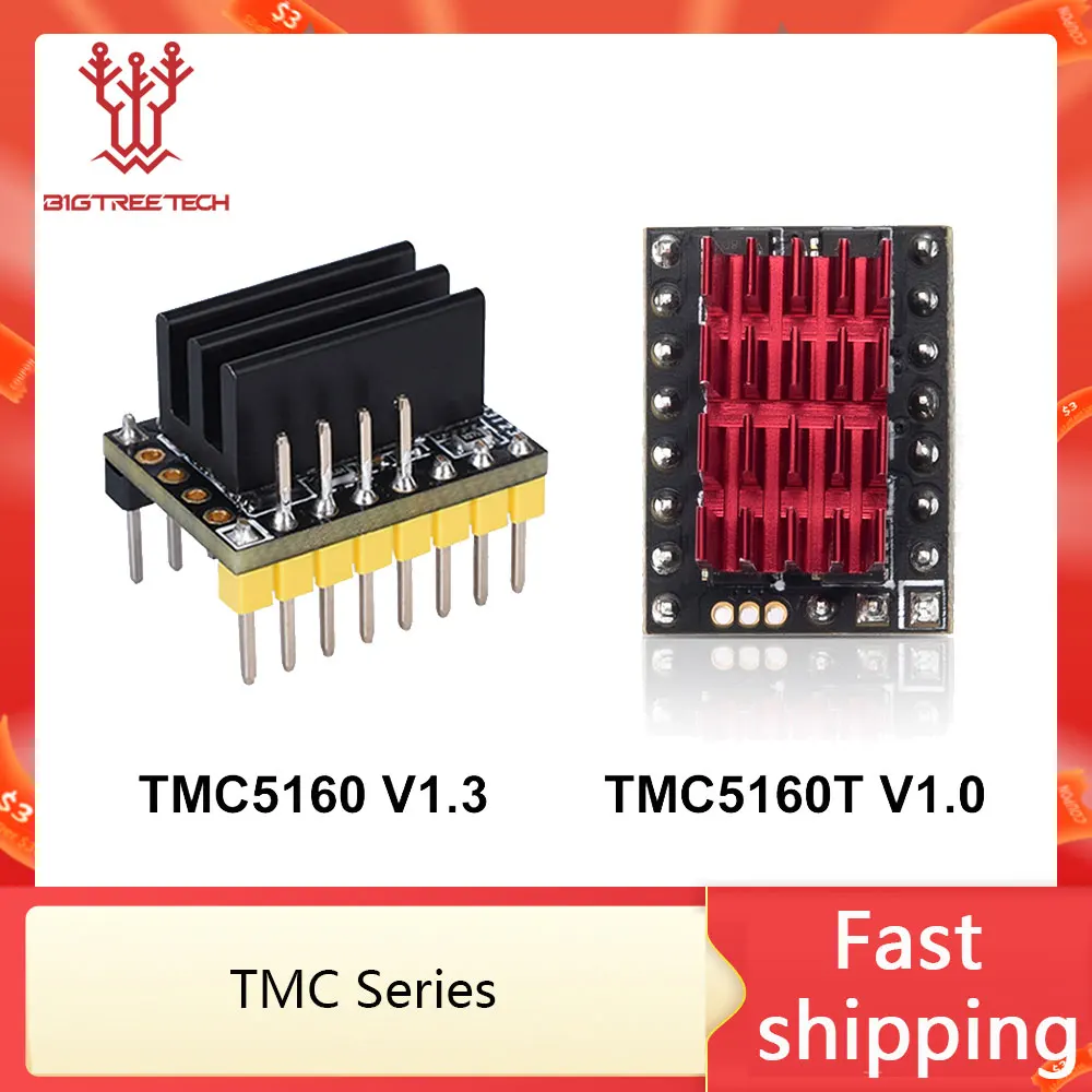 BIGTREETECH TMC5160 V1.3 Sterownik silnika krokowego Części drukarki 3D dużej mocy do BTT Octopus SKR V1.4 Turbo TMC2209 SKR Mini E3