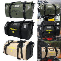 40L 66L Universal Motorcycle Waterproof Tail Bags Helmet Durable Rear Moto Seat Bag High Capacity Riding Motocross Outdoor Bag