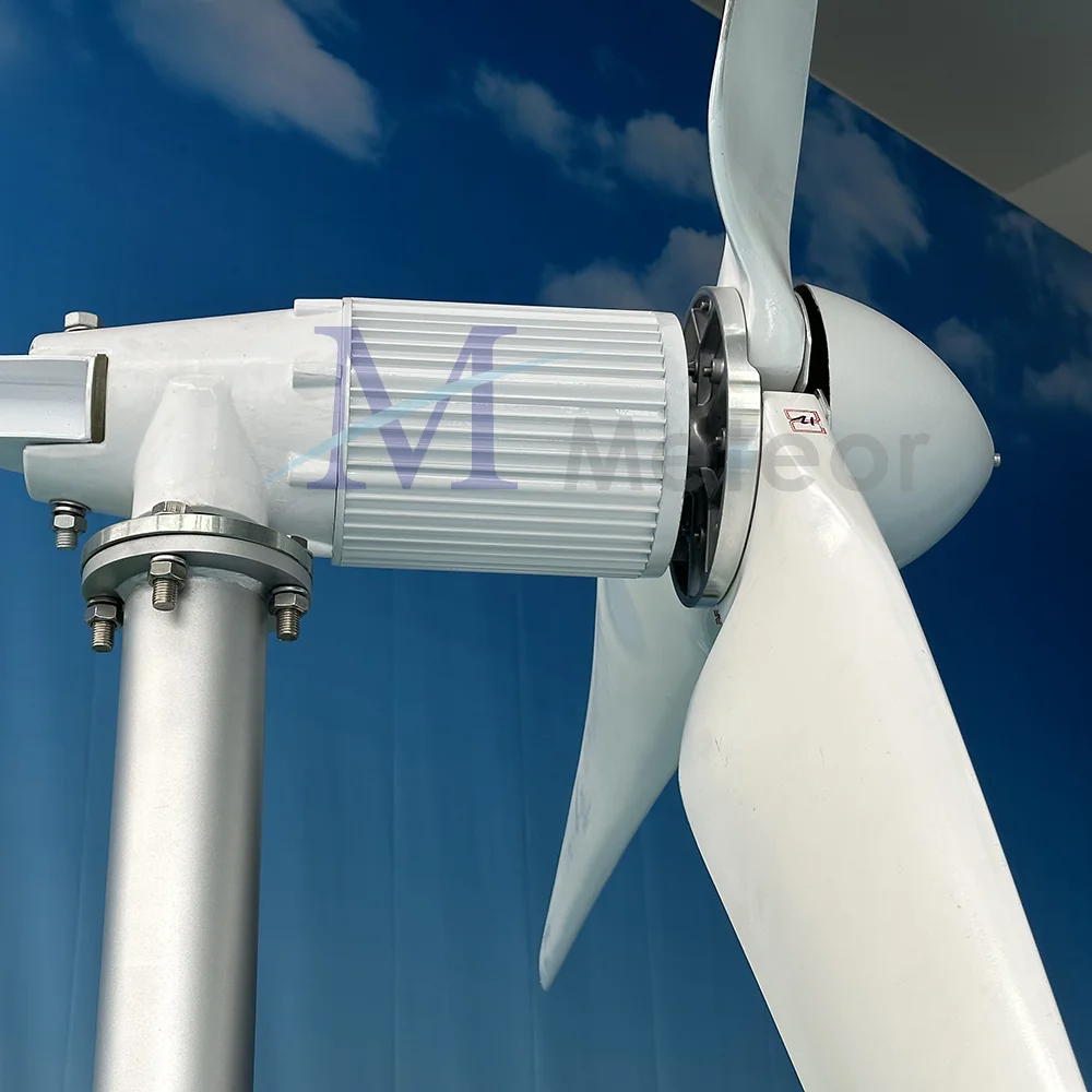Meteor 1.35m 1.5m 1.8m 1.95m Reinforced Fiberglass Blades for 1KW 5KW 8KW Horizontal Axis Wind Turbines Accessories Generator