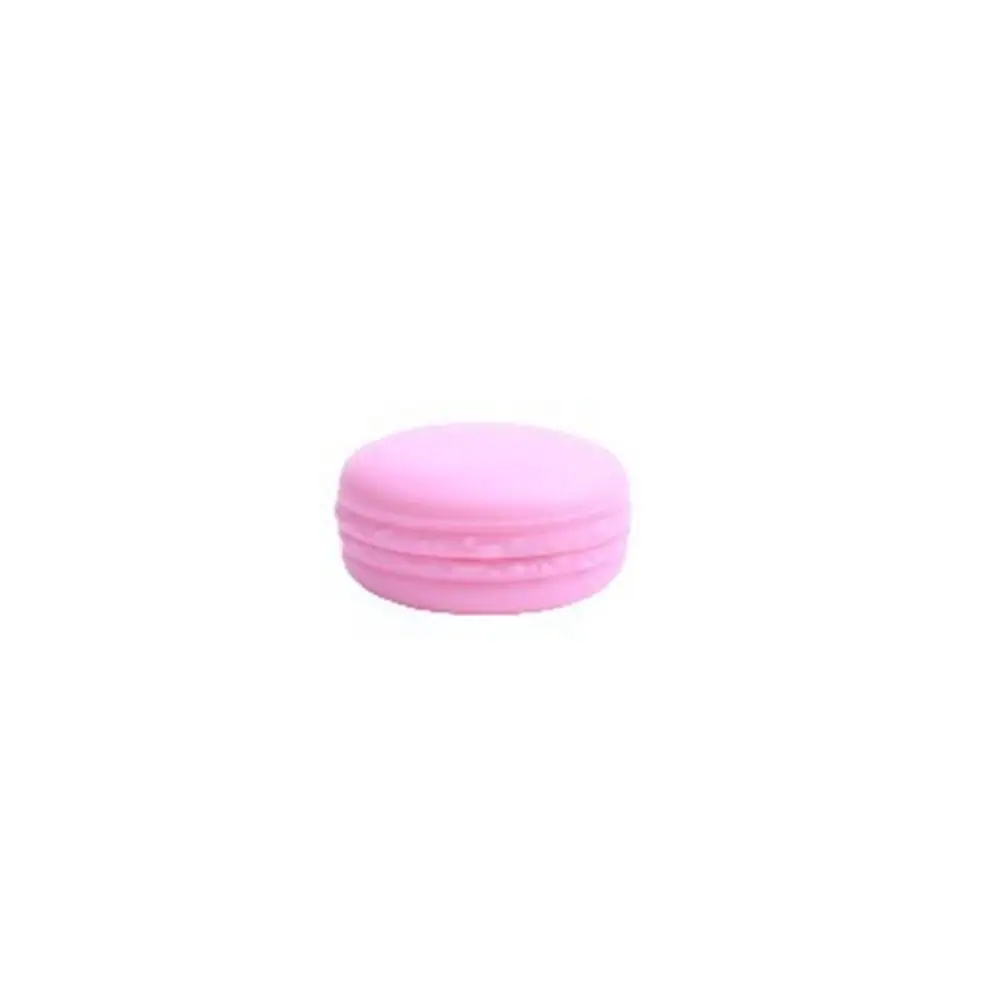 

Empty Mini Cream Box Colourful Candy Color Lip Film Jars Macaron Shape Refillable Macaron Dispense Jar Women