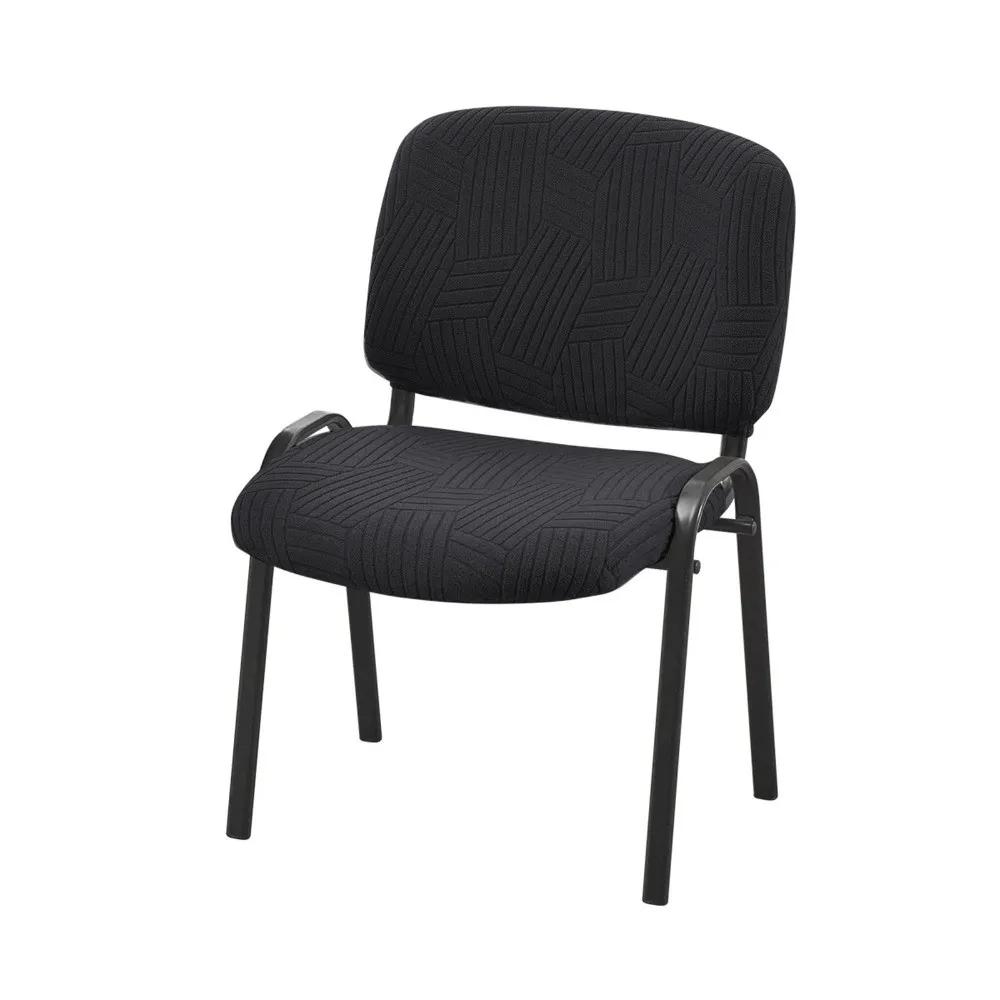 Stretch Fabric Office Chair Covers Elastic Material Separate Seat And Backrest Chair Slipcovers Jacquard Pattern Surf Pattern