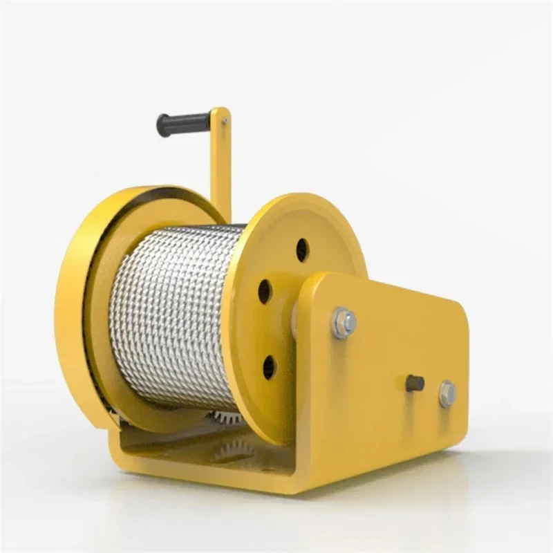 Small Household Multi-Function Manual Winches Two-Way Self-Locking Hand Winch Traction Machine Hoist Lifting Crane