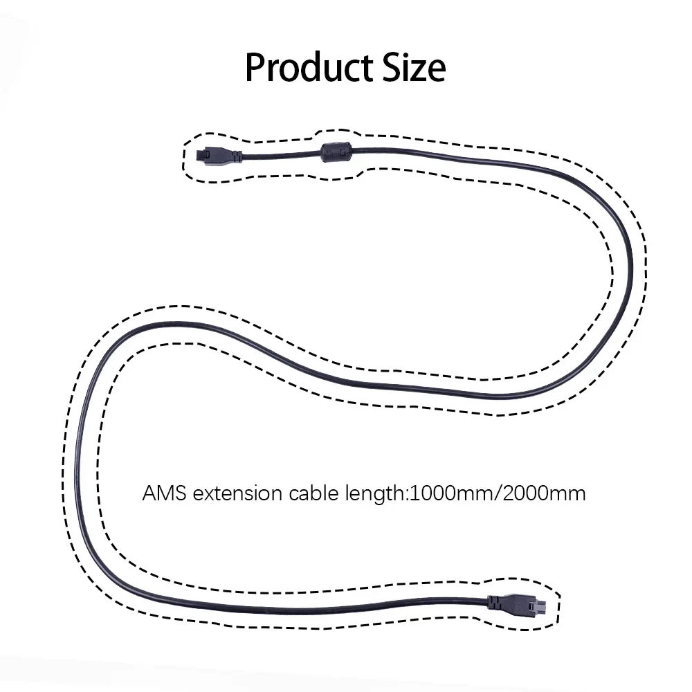 Creality CFS 1 メートル 2 メートル 6 ピン延長バスケーブル Creality K2 プラス延長ラインハイコンボ 3D プリンタ部品延長コード