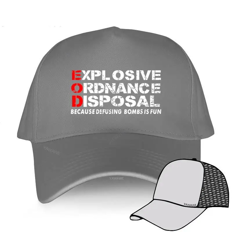 Baseball caps male Outdoor casual Hat Adult EXPLOSIVE ORDNANCE DISPOSAL unisex luxury brand cotton golf cap women hip-hop hats