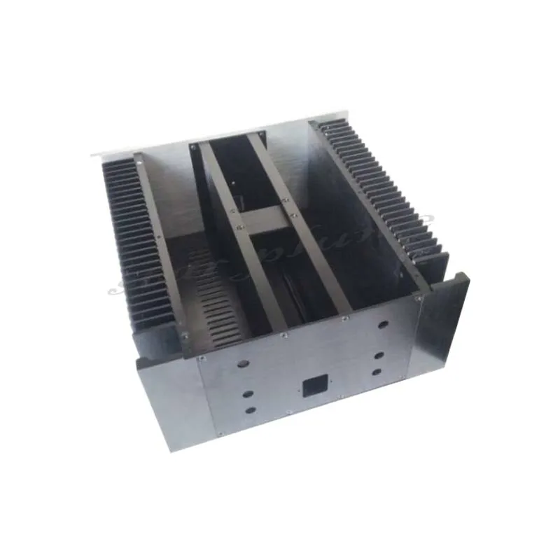 329*150*392mm All-aluminum Amplifier Case With Heat Dissipation On Both Sides Class A Amplifier Chassis Shell DIY box